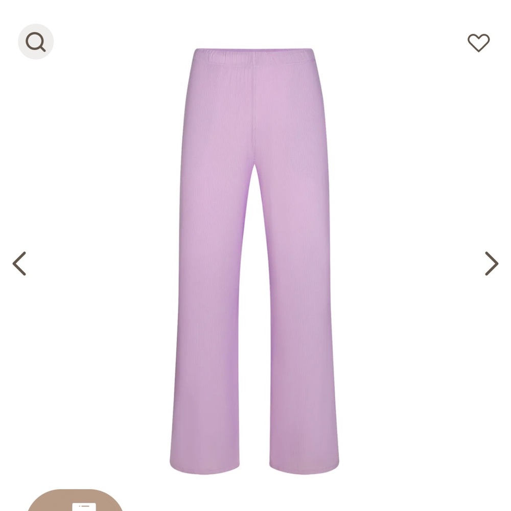 Skims sugar plum soft lounge pants